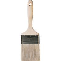 Pinceau pour murs et moulures One Coat, Soie blanche, Manche Bois, Largeur de 3" Nuna Depot Inc.