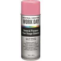 Industrial Work Day Paint, Pink, Gloss, 10 oz., Aerosol Can Nuna Depot Inc.