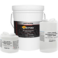 &eacute;poxy d&eacute;coratif 100 % de solides 6700, 3 gal., &eacute;poxy, Tr&egrave;s brillant, Gris Nuna Depot Inc.