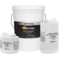 &eacute;poxy d&eacute;coratif 100 % de solides 6700, 3 gal., &eacute;poxy, Tr&egrave;s brillant, Transparent Nuna Depot Inc.