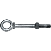 Boulons &agrave; oeil a/&eacute;crou, 3/8" dia, 2-1/2" lo, Galvanis&eacute;, 1200 lb (0,6 tonne) capacit&eacute; Nuna Depot Inc.