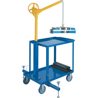 Tall Industrial Lifting Device with Mobile Cart, 500 lbs. (0.25 tons) Capacity Nuna Depot Inc.