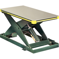 Table &eacute;l&eacute;vatrice hydraulique &agrave; ciseaux Backsaver, Acier, 24" la x 48" lo, Capacit&eacute; 2000 lb Nuna Depot Inc.