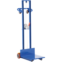 Platform Lift Stacker, Hand Winch Operated, 400 lbs. Capacity, 58" Max Lift Nuna Depot Inc.