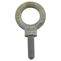 Eye Bolt, 2-13/16" Dia., 2" L, Galvanized, 7200 lbs. (3.6 tons) Capacity Nuna Depot Inc.