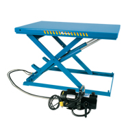 Table &eacute;l&eacute;vatrice &agrave; ciseaux &eacute;lectrique-hydraulique LoProfile, Acier, 32-1/2" lo x 23-1/2" la, Capacit&eacute; 550 lb Nuna Depot Inc.