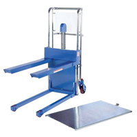 Hefti-Lift Load Stacker, Foot Pump Operated, 400 lbs. Capacity, 44" Max Lift Nuna Depot Inc.