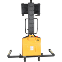 Narrow Mast Powered Lift Stacker, Electric Operated, 1500 lbs. Capacity, 63" Max Lift Nuna Depot Inc.