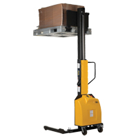 Narrow Mast Powered Lift Stacker, Electric Operated, 1500 lbs. Capacity, 98" Max Lift Nuna Depot Inc.