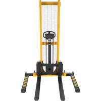 Manual Hydraulic Stacker, Hand Pump Operated, 2000 lbs. Capacity, 63" Max Lift Nuna Depot Inc.