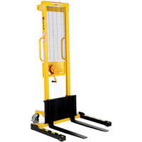 Manual Stacker, Hand Winch Operated, 770 lbs. Capacity, 60" Max Lift Nuna Depot Inc.