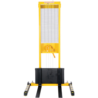 Manual Stacker, Hand Winch Operated, 770 lbs. Capacity, 60" Max Lift Nuna Depot Inc.