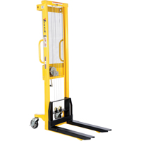 Manual Stacker, Hand Winch Operated, 770 lbs. Capacity, 60" Max Lift Nuna Depot Inc.