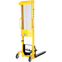 Manual Stacker, Hand Winch Operated, 770 lbs. Capacity, 60" Max Lift Nuna Depot Inc.