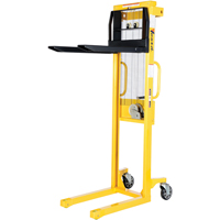 Manual Stacker, Hand Winch Operated, 770 lbs. Capacity, 60" Max Lift Nuna Depot Inc.