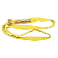 Polyester Round Sling, Yellow, 2-1/2" W x 3' L, 9000 lbs. Vertical Load Nuna Depot Inc.