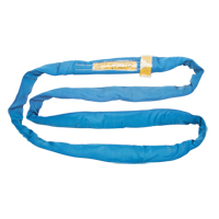 Polyester Round Sling, Blue, 4" W x 20' L, 23000 lbs. Vertical Load Nuna Depot Inc.