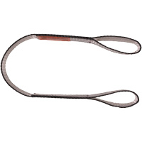 Polyester Web Sling, Double Ply, Double Eye, Type 3, 1" W x 4' L, 3100 lbs. Vertical Cap. Nuna Depot Inc.