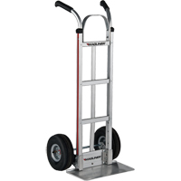Knocked Down Hand Truck, Dual Handle, Aluminum, 48" Height, 500 lbs. Capacity Nuna Depot Inc.