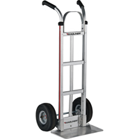 Knocked Down Hand Truck, Dual Handle, Aluminum, 48" Height, 500 lbs. Capacity Nuna Depot Inc.
