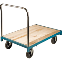 Chariot &agrave; plateforme robuste, 48" lo x 30" la, Capacit&eacute; de 2000 lb, Roues en Caoutchouc Nuna Depot Inc.