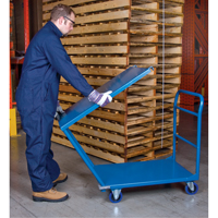Shelf & Platform Truck, Steel, 24" W x 36" D x 40" H, 1300 lbs. Platform Capacity Nuna Depot Inc.
