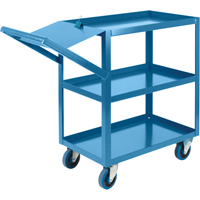 Order Picking Carts, 36" H x 18" W x 46" D, 3 Shelves, 1200 lbs. Capacity Nuna Depot Inc.