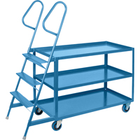 Chariots &agrave; cueillette, Acier, 24" la x 64" p, 3 tablettes, Capacit&eacute; 1200 lb Nuna Depot Inc.