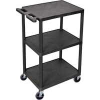 Chariot utilitaire, 3 tiers, 18" x 40" x 24", Capacit&eacute; 400 lb Nuna Depot Inc.