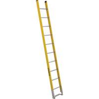 Single Section Straight Ladder - 6100 Series, 10', Fibreglass, 375 lbs., CSA Grade 1AA Nuna Depot Inc.