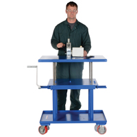 Hydraulic Lift Table, 24" L x 36" W, Steel, 2000 lbs. Capacity Nuna Depot Inc.