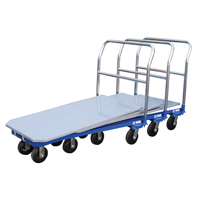 Platform Cart, 48" L x 24" W, 1500 lbs. Capacity, Mold-on Rubber Casters Nuna Depot Inc.