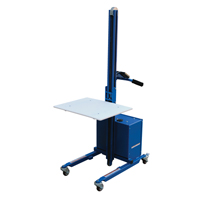 Gerbeur &agrave; plateforme &agrave; &eacute;l&eacute;vation rapide, M&eacute;canisme &eacute;lectrique, Capacit&eacute; de 175 lb, Levage max de 57" Nuna Depot Inc.