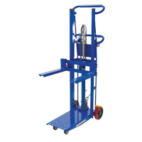 Empileur &agrave; plateforme, M&eacute;canisme Pompe au pied, Capacit&eacute; de 750 lb, Levage max de 52" Nuna Depot Inc.