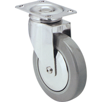 Roulette, Pivotant, 3" (76 mm), Caoutchouc, 125 lb (57 kg) Nuna Depot Inc.