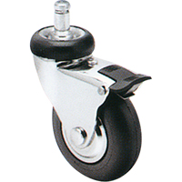 Comfort Roll Caster, Swivel with Brake, 2" (51 mm) Dia., 125 lbs. (57 kg.) Capacity Nuna Depot Inc.