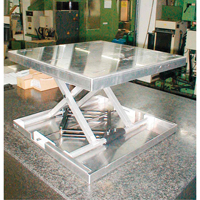 Lift-Tool Table Top Scissor Lift, 23" L x 22" W, Aluminum, 300 lbs. Capacity Nuna Depot Inc.