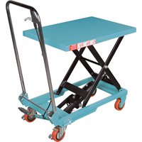 Heavy-Duty Hydraulic Scissor Lift Table, 27-1/2" L x 17-3/4" W, Steel, 330 lbs. Capacity Nuna Depot Inc.