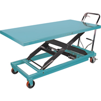 Heavy-Duty Hydraulic Scissor Lift Table, 63" L x 31-7/8" W, Steel, 1100 lbs. Capacity Nuna Depot Inc.