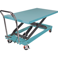 Heavy-Duty Hydraulic Scissor Lift Table, 63" L x 31-7/8" W, Steel, 1100 lbs. Capacity Nuna Depot Inc.