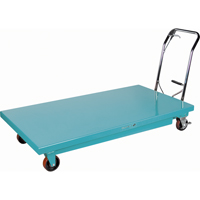 Heavy-Duty Hydraulic Scissor Lift Table, 63" L x 31-7/8" W, Steel, 1100 lbs. Capacity Nuna Depot Inc.
