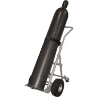Four-Wheel Cylinder Hand Trucks, Pneumatic Wheels, 10" W x 8" L Base, 1000 lbs. Nuna Depot Inc.