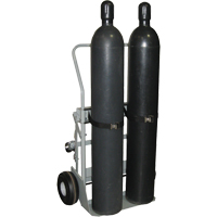 Four-Wheel Cylinder Hand Trucks, Pneumatic Wheels, 28" W x 6" L Base, 1000 lbs. Nuna Depot Inc.