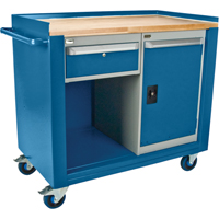 Industrial Duty Mobile Service Workbenches, Wood Surface Nuna Depot Inc.
