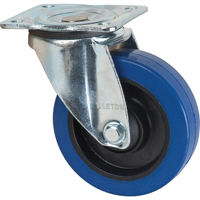 Blue Caster, Swivel, 5" (127 mm), Rubber, 400 lbs. (181 kg.) Nuna Depot Inc.
