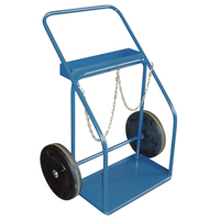 Gas Cylinder Carts, Rubber Wheels, 13" W x 25" L Base, 1000 lbs. Nuna Depot Inc.