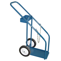 Gas Cylinder Carts, Semi-Pneumatic Wheels, 12" W x 16" L Base, 1000 lbs. Nuna Depot Inc.