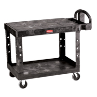 Chariot utilitaire robuste a/tablette plate - 4525-00, 2 tiers, 25-7/8" x 33-3/10" x 43-9/10", Capacit&eacute; 500 lb Nuna Depot Inc.
