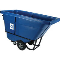Chariot basculeur en acier, Poly&eacute;thyl&egrave;ne, 1/2 vg³, Capacit&eacute; de charge de 850 lb Nuna Depot Inc.