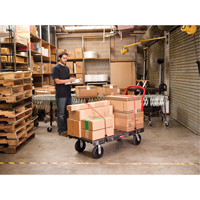 Chariot &agrave; plateforme robuste, 36" lo x 24" la, 1000 lb cap, Roues Caoutchouc Nuna Depot Inc.